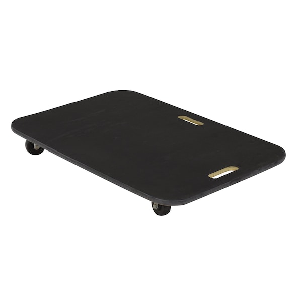Vestil Black Fiber Wood Dolly With Rubber Caster 600lb Capacity 24 x 36 FWD-2436-3R - main